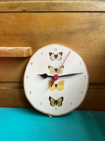 Einzelstück Uhr Schmetterlinge