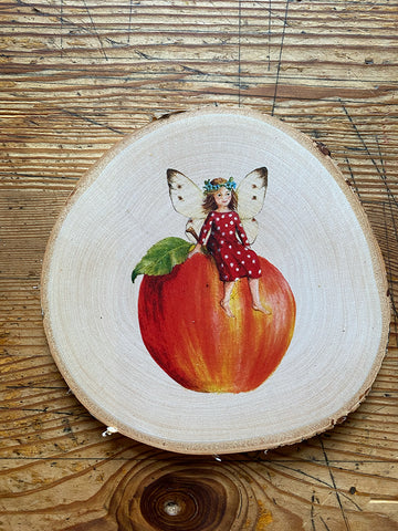 Wandbild Fee Apfel